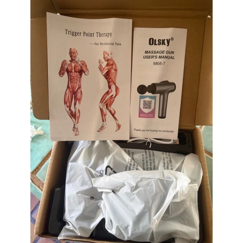 Body massage gun Olsky M68-7 point therapy relief muscle